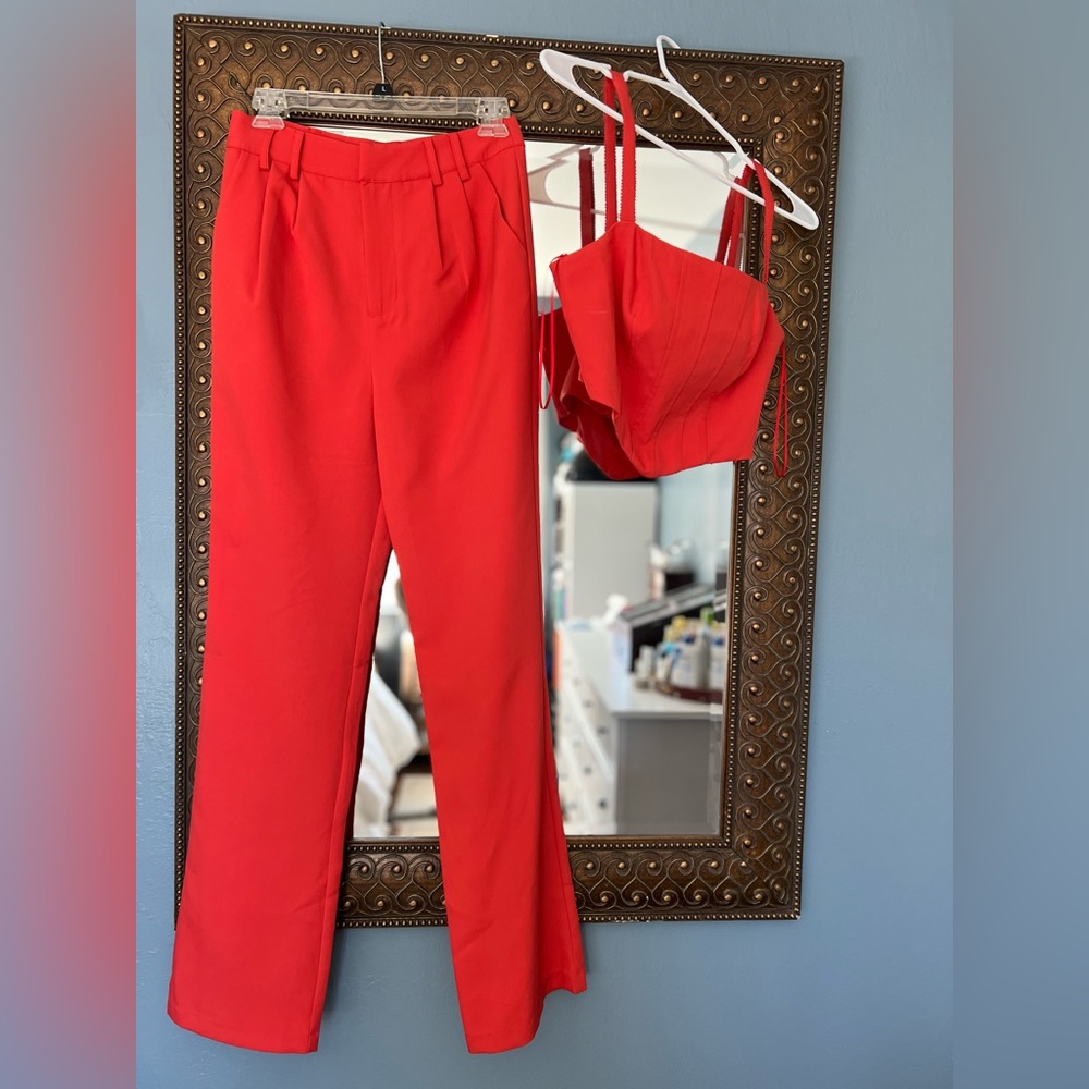 Emory Park Coral Pant/ Top Set